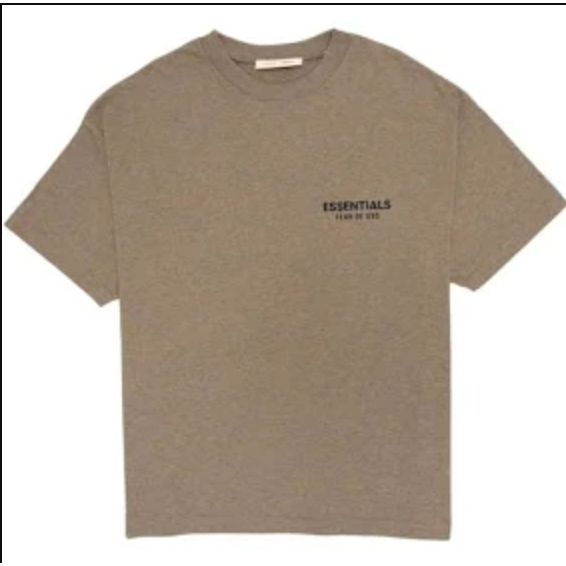 Camiseta clásica de manga corta Fear of God Essentials PV25 (Homestead Heather)