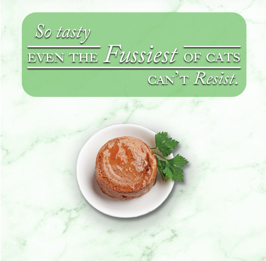 Fussie Cat Fine Dining - Paté - Plato de pescado de océano en salsa (2.82oz)