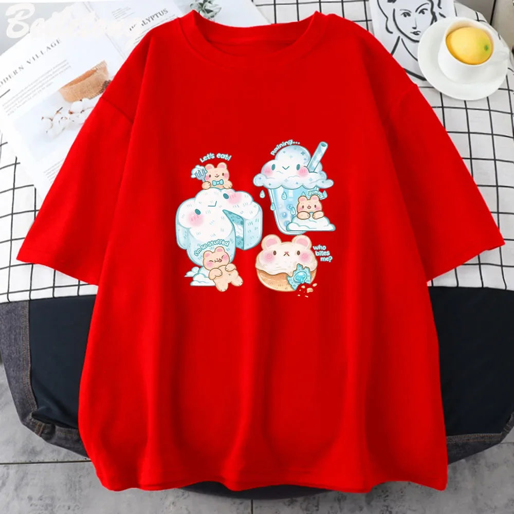 Camiseta Nubes y Osos