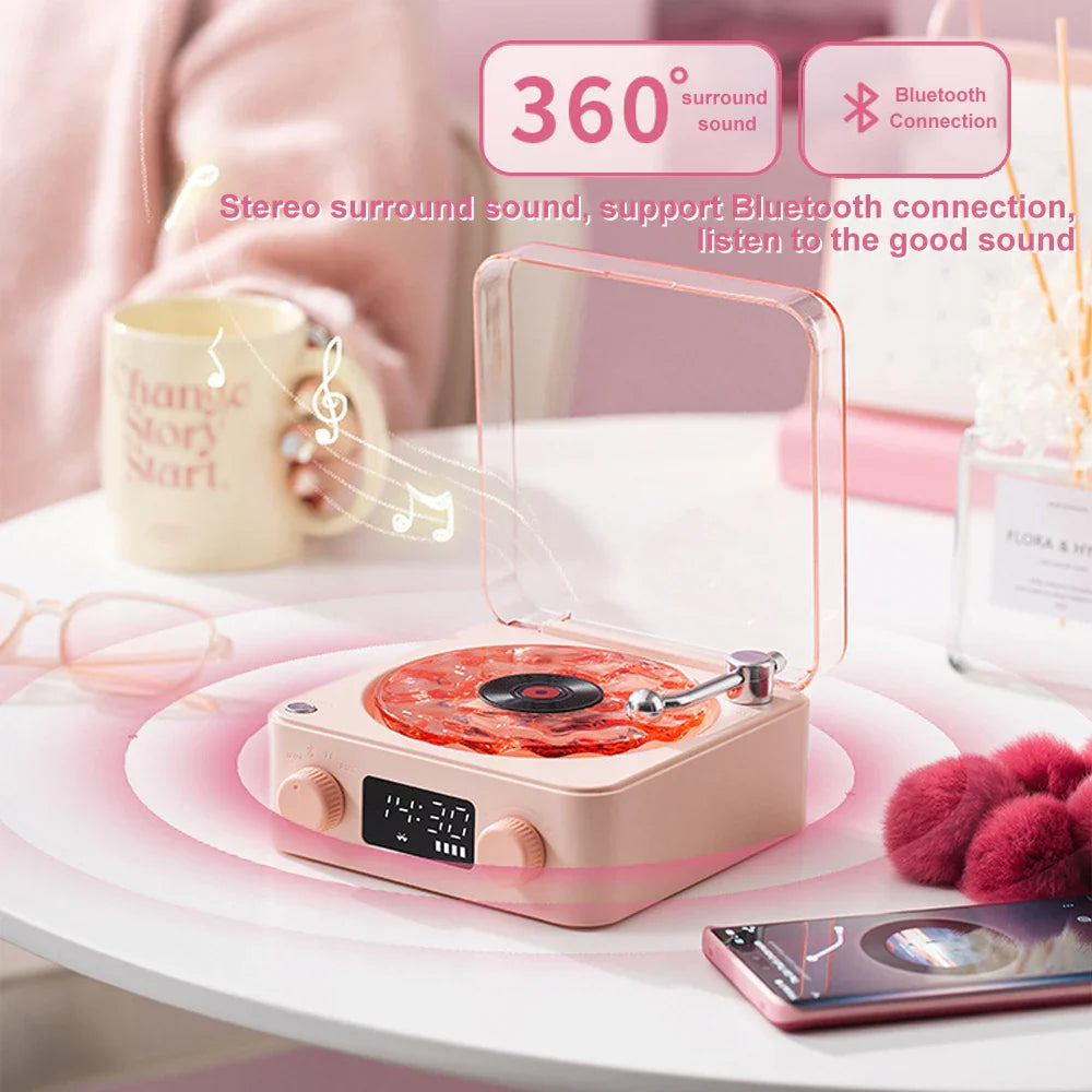 Altavoz Bluetooth con forma de tocadiscos