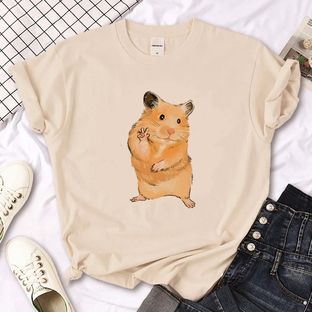 Camisetas lindas de hámster