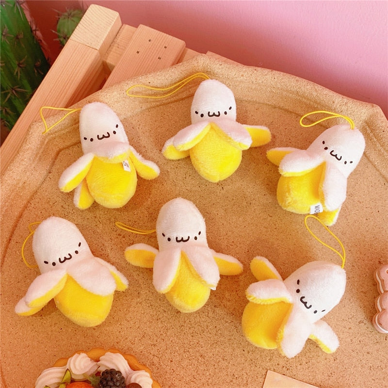 Colgante de plátano de peluche