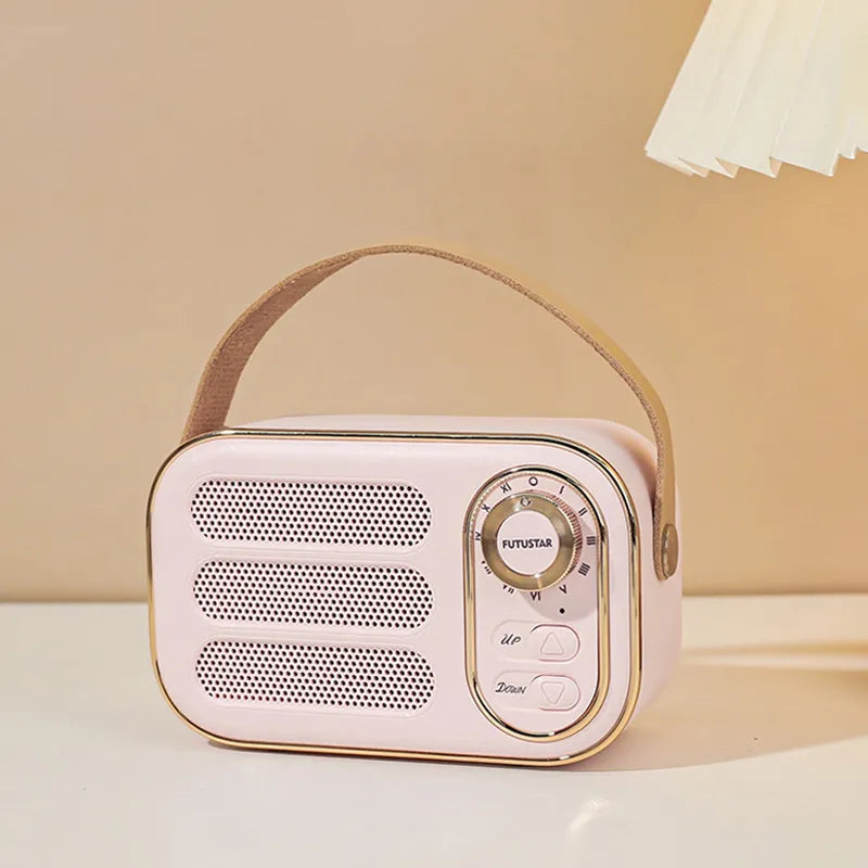 Mini altavoz Bluetooth retro