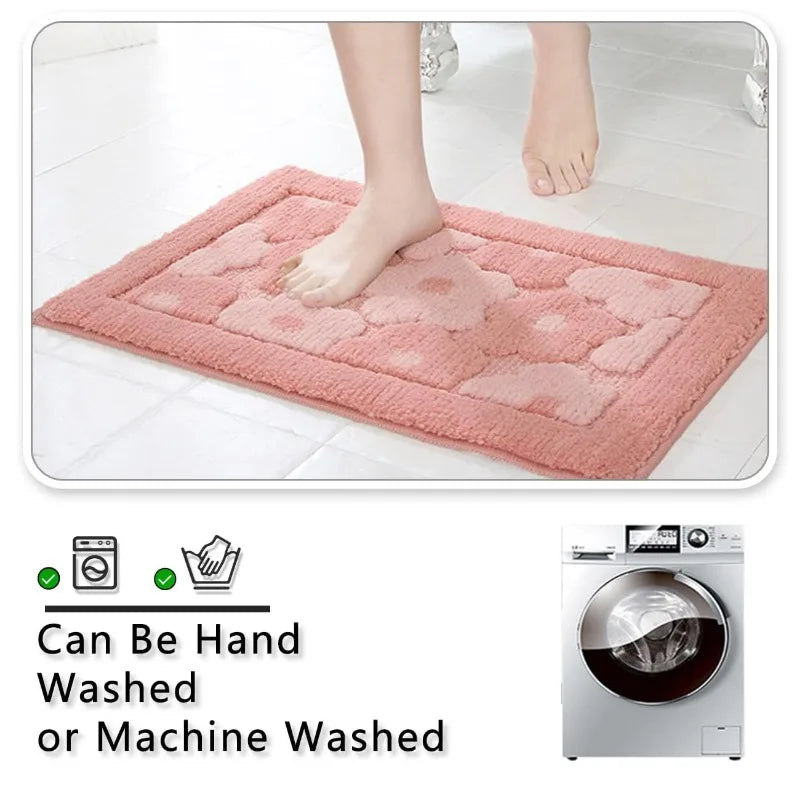 Alfombra de suelo con diseño de flor de cerezo