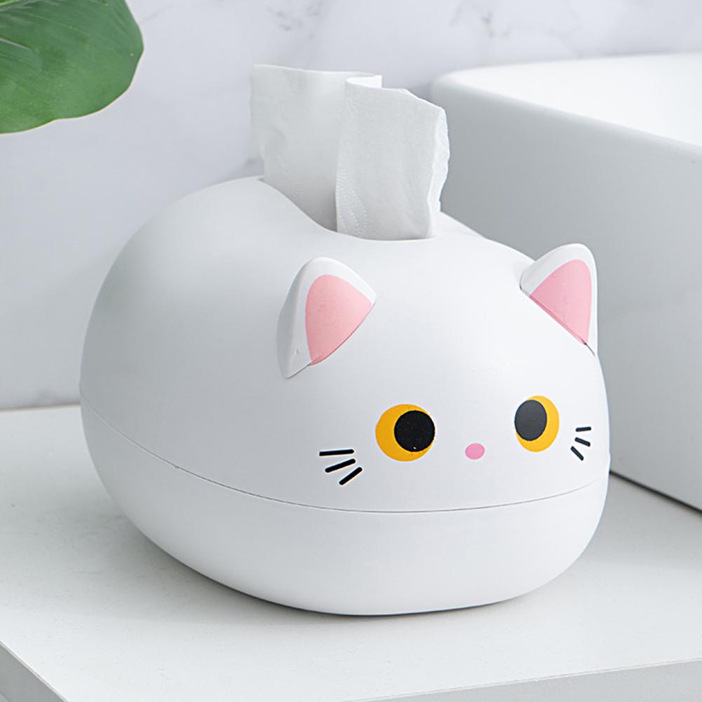 Caja de pañuelos con forma de gato Neko