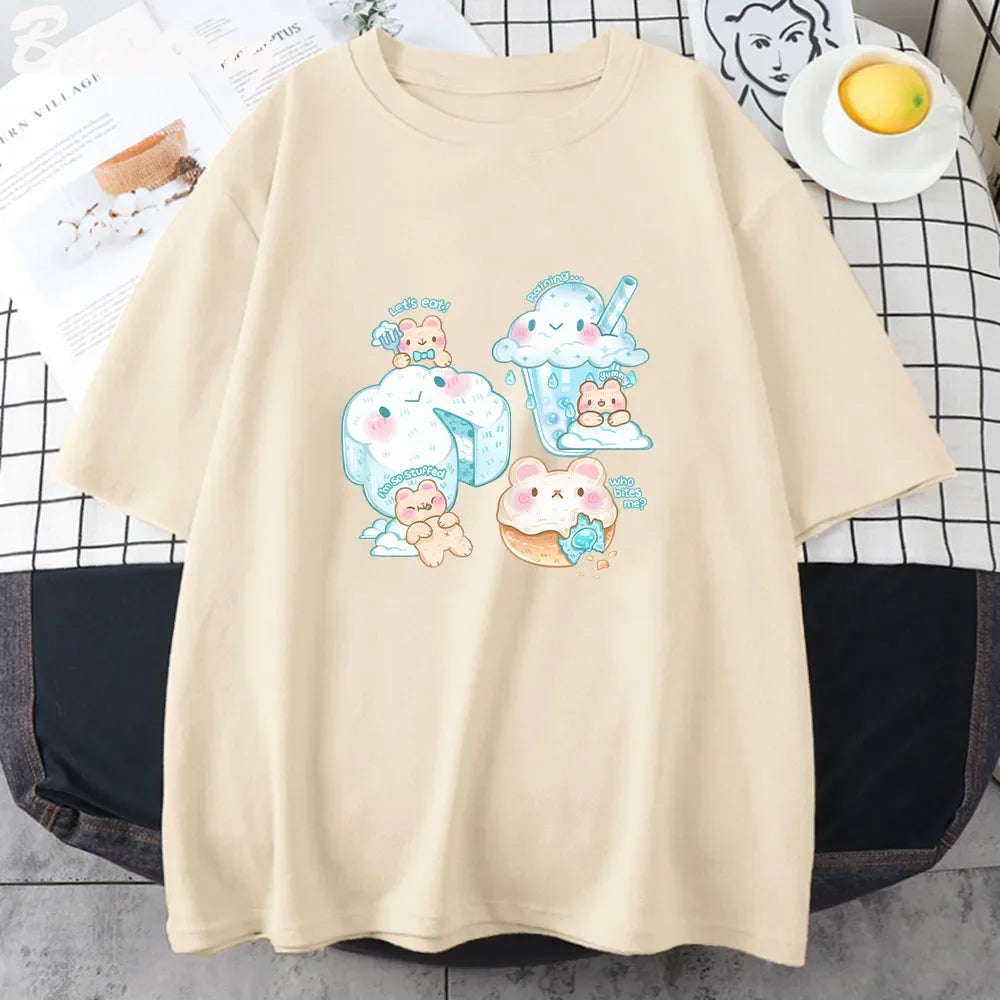 Camiseta Nubes y Osos