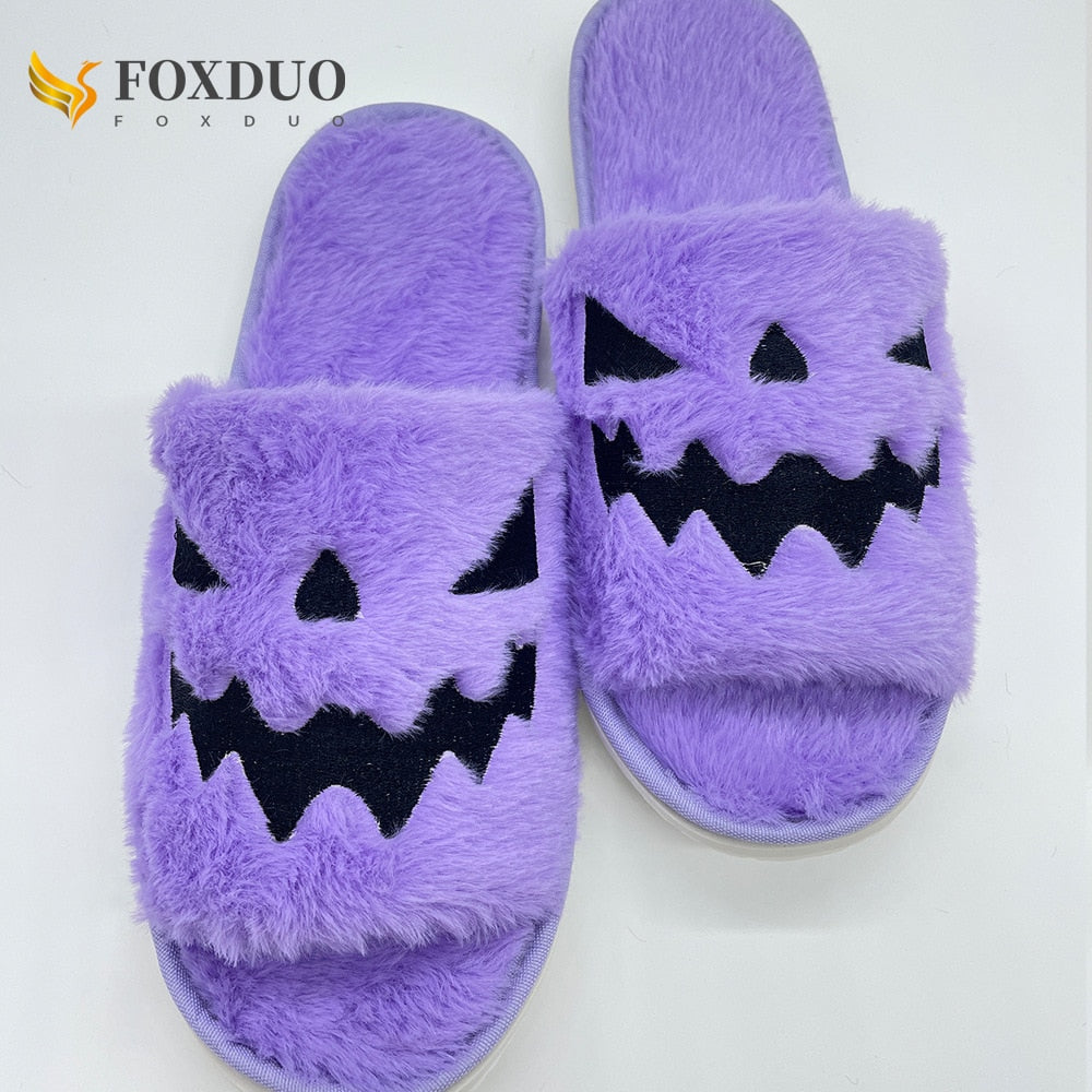 Zapatillas de calabaza de Halloween