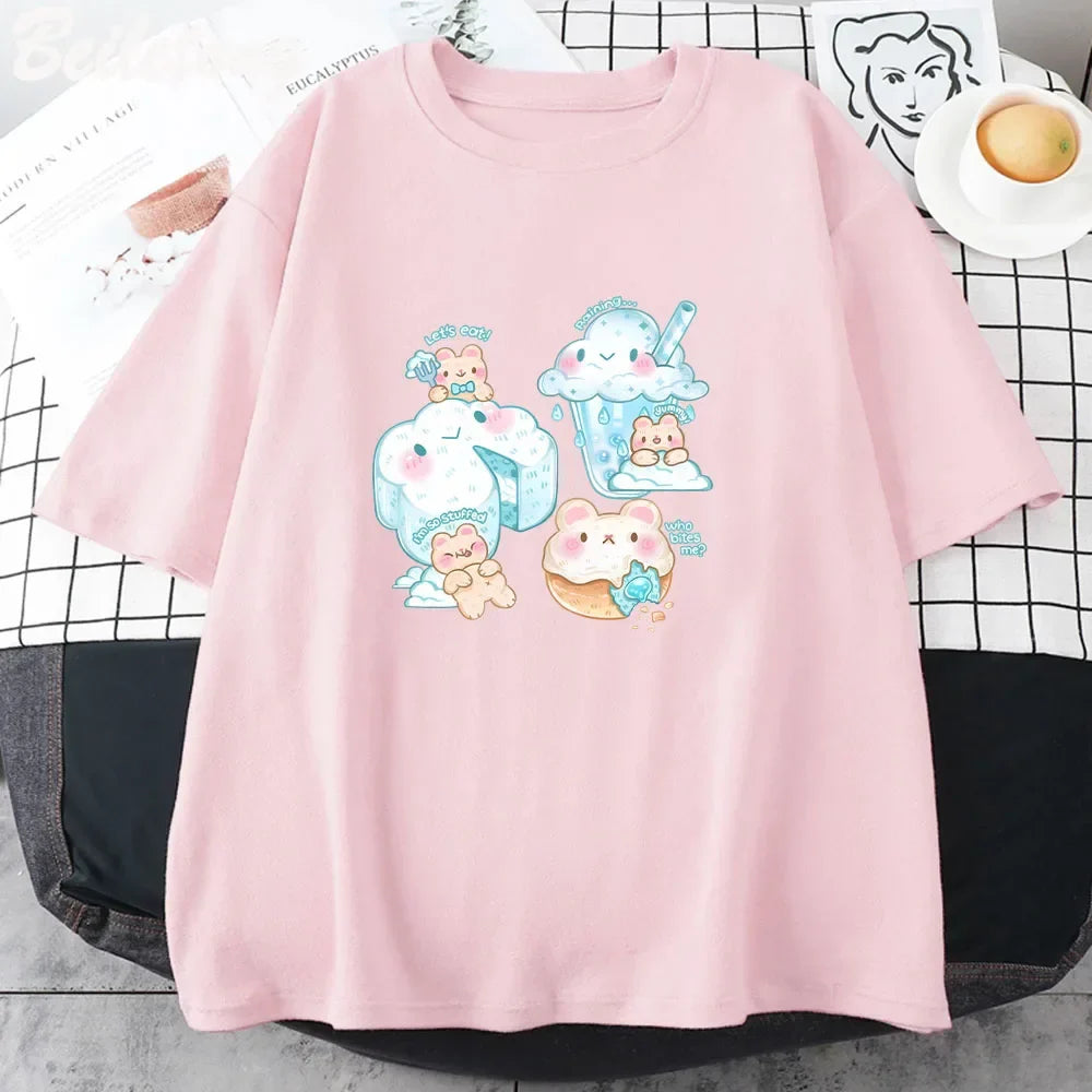 Camiseta Nubes y Osos