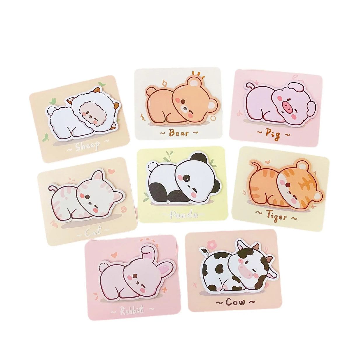 Bloc de notas con adorables animales