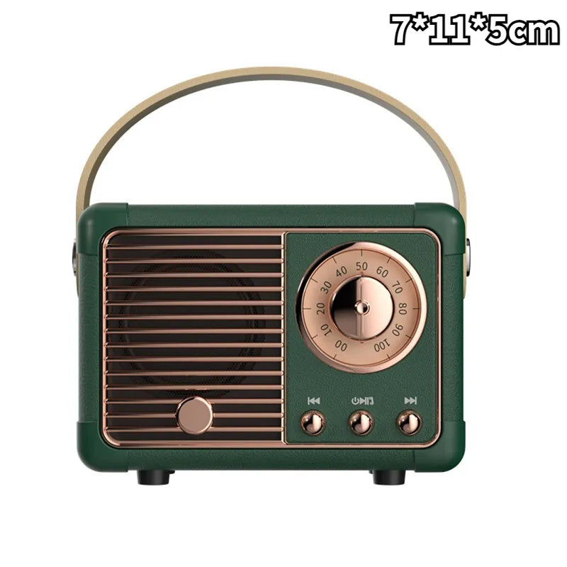 Mini altavoz Bluetooth retro