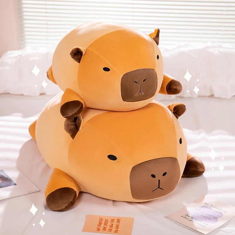 Almohadas de peluche de capibara kawaii