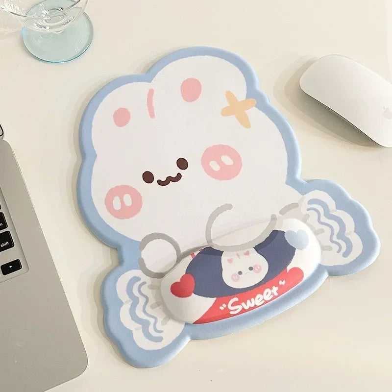 Sweet Bunny Mouse Pad and Wrist Support
