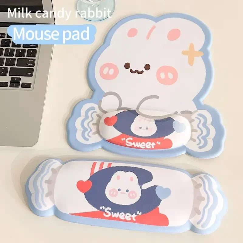 Sweet Bunny Mouse Pad and Wrist Support