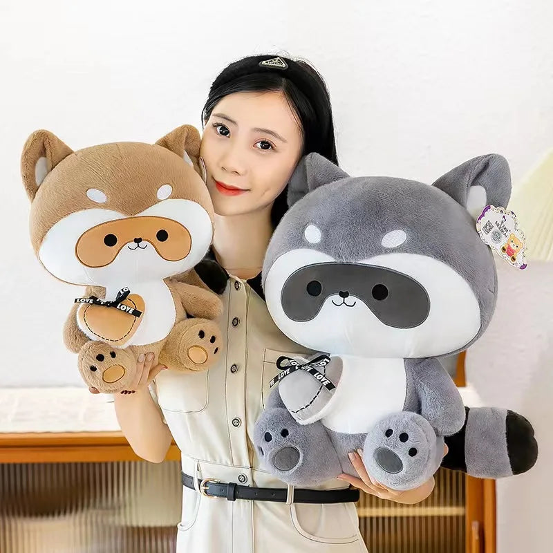Lindos peluches de mapache