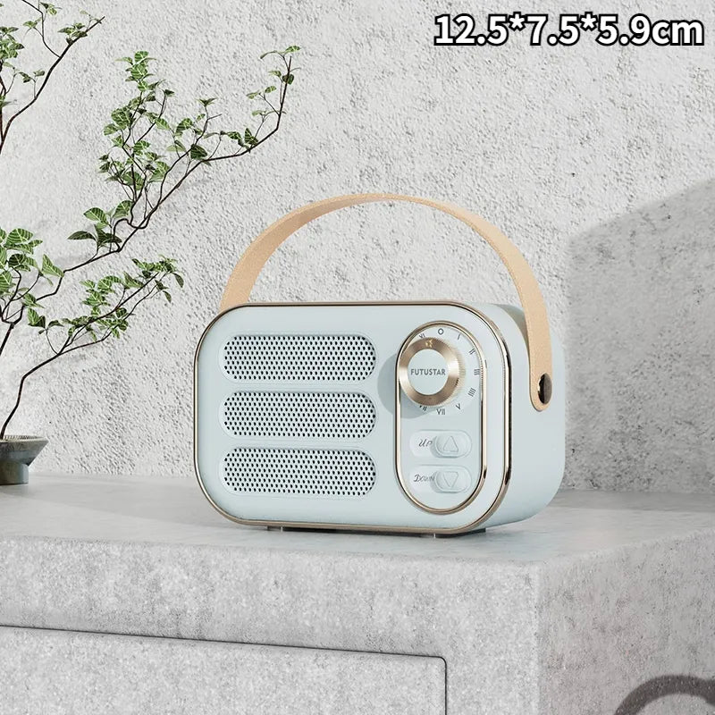 Mini altavoz Bluetooth retro