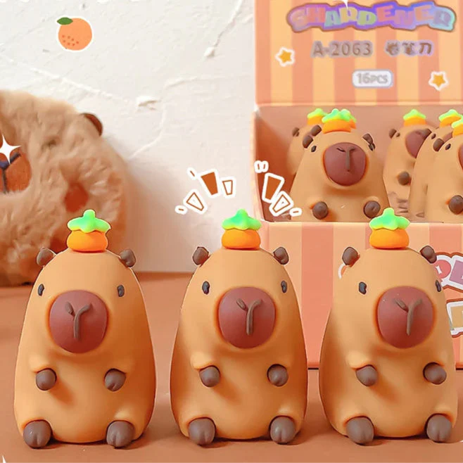 Sacapuntas de carpincho kawaii