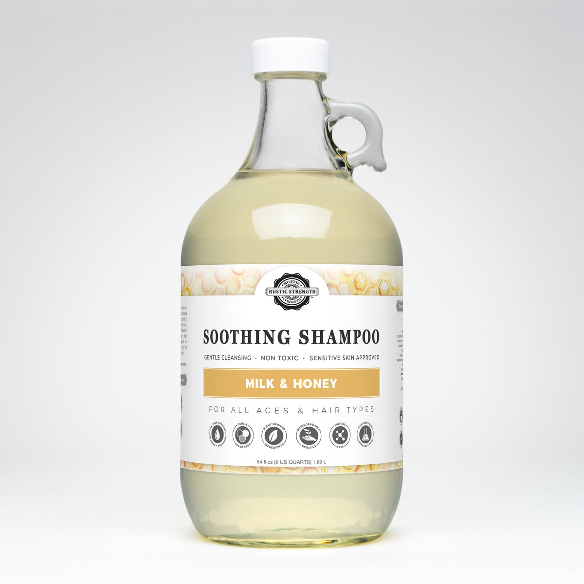 Champú calmante | Leche y miel 