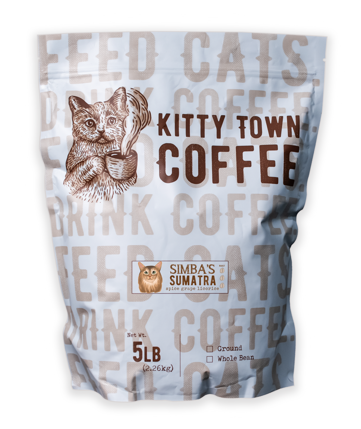 Tueste oscuro Sumatra de Simba: café indonesio de origen único