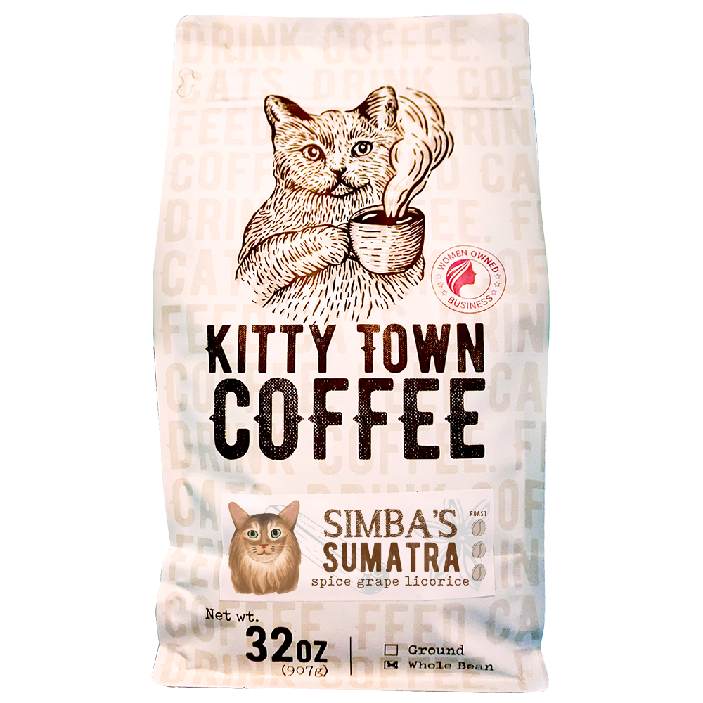 Tueste oscuro Sumatra de Simba: café indonesio de origen único