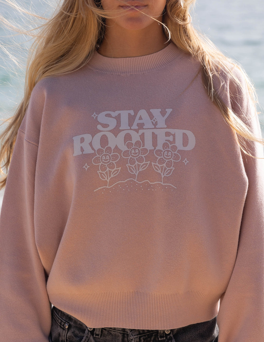 Suéter de punto Stay Rooted