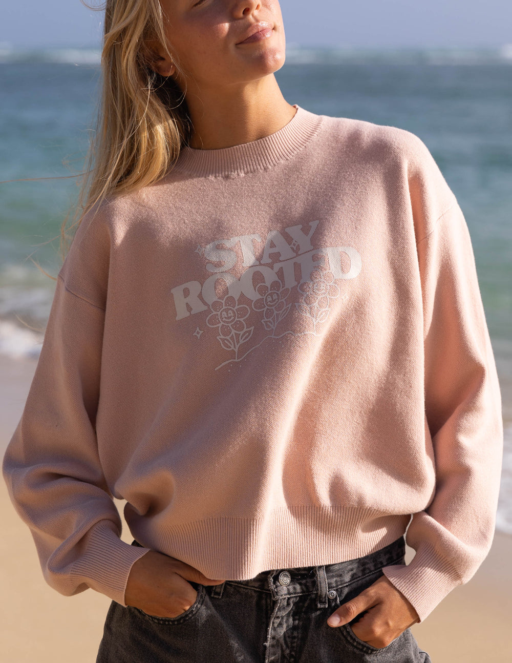 Suéter de punto Stay Rooted