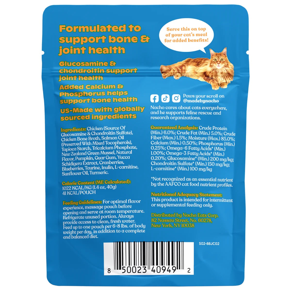 Hecho por Nacho Bone/Joint Chicken Cat (1.4 oz)