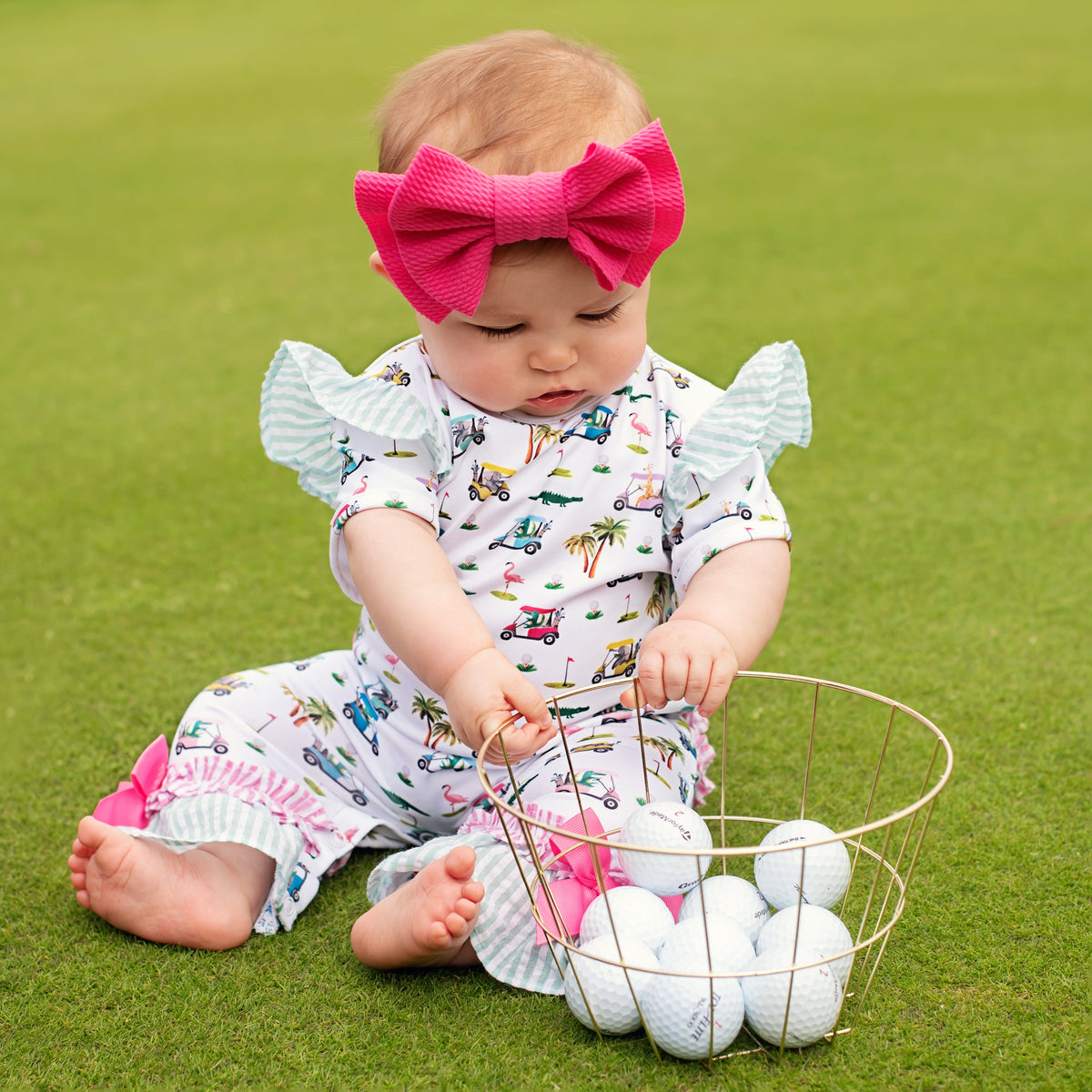 The Palms Girls Golf Romper