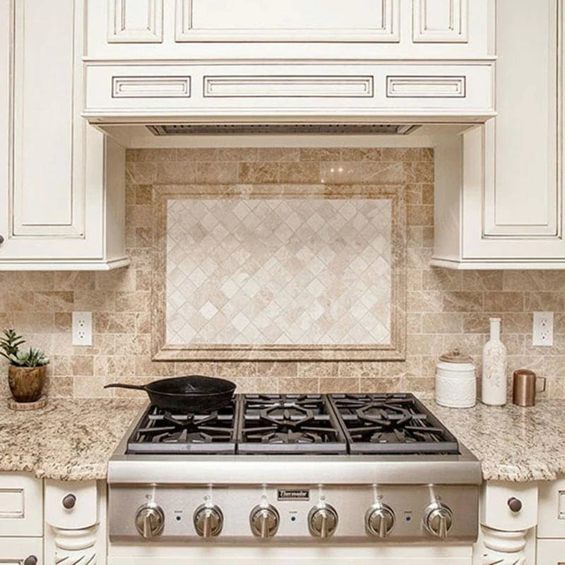 Royal Honed 12"x12" Marble 2"x2" Mosaic Tile