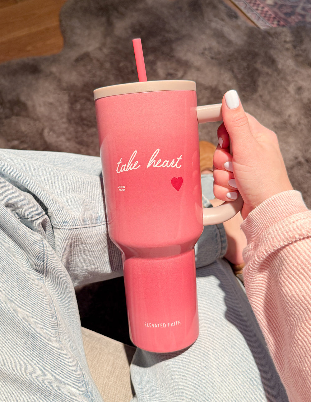 "Take Heart" 40 oz Ascend Tumbler