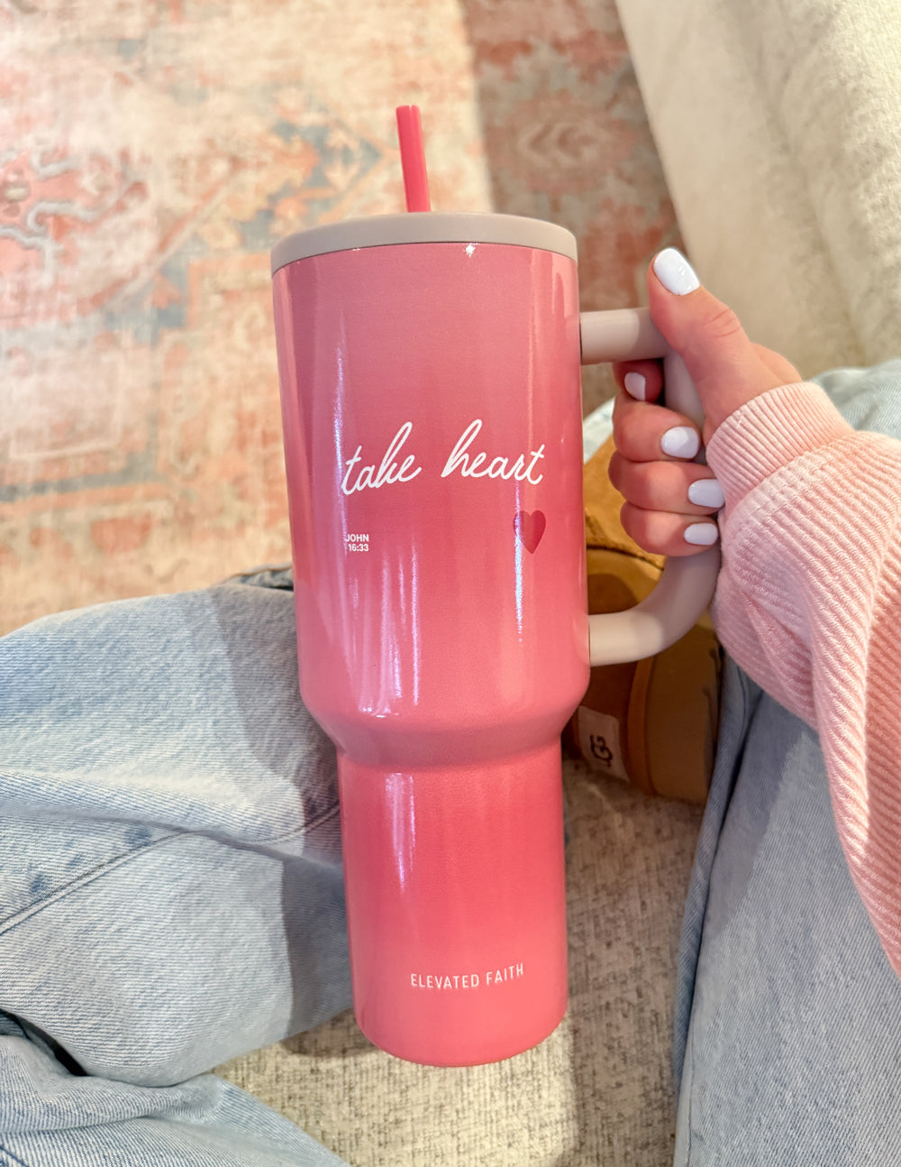 "Take Heart" 40 oz Ascend Tumbler