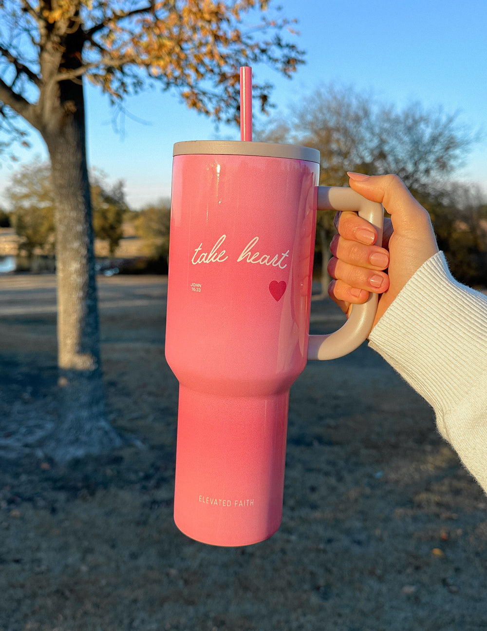 "Take Heart" 40 oz Ascend Tumbler
