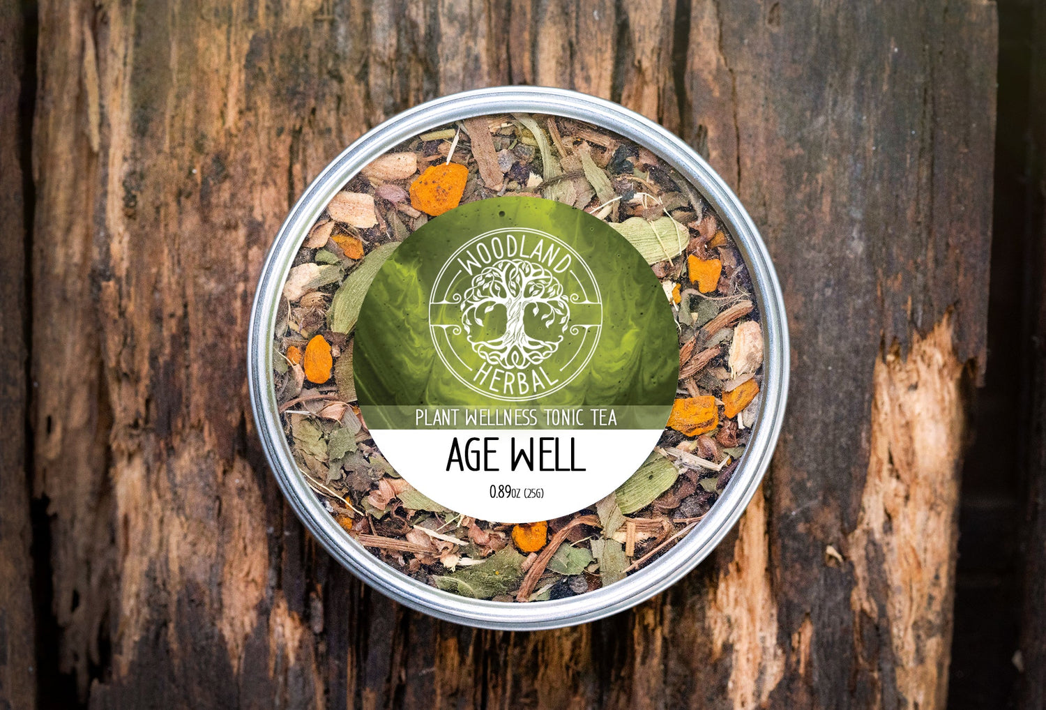 Age Well Tea - Organic Tea for Positive Aging, Anti-Inflammatory Support, Plant Wellness Tonic