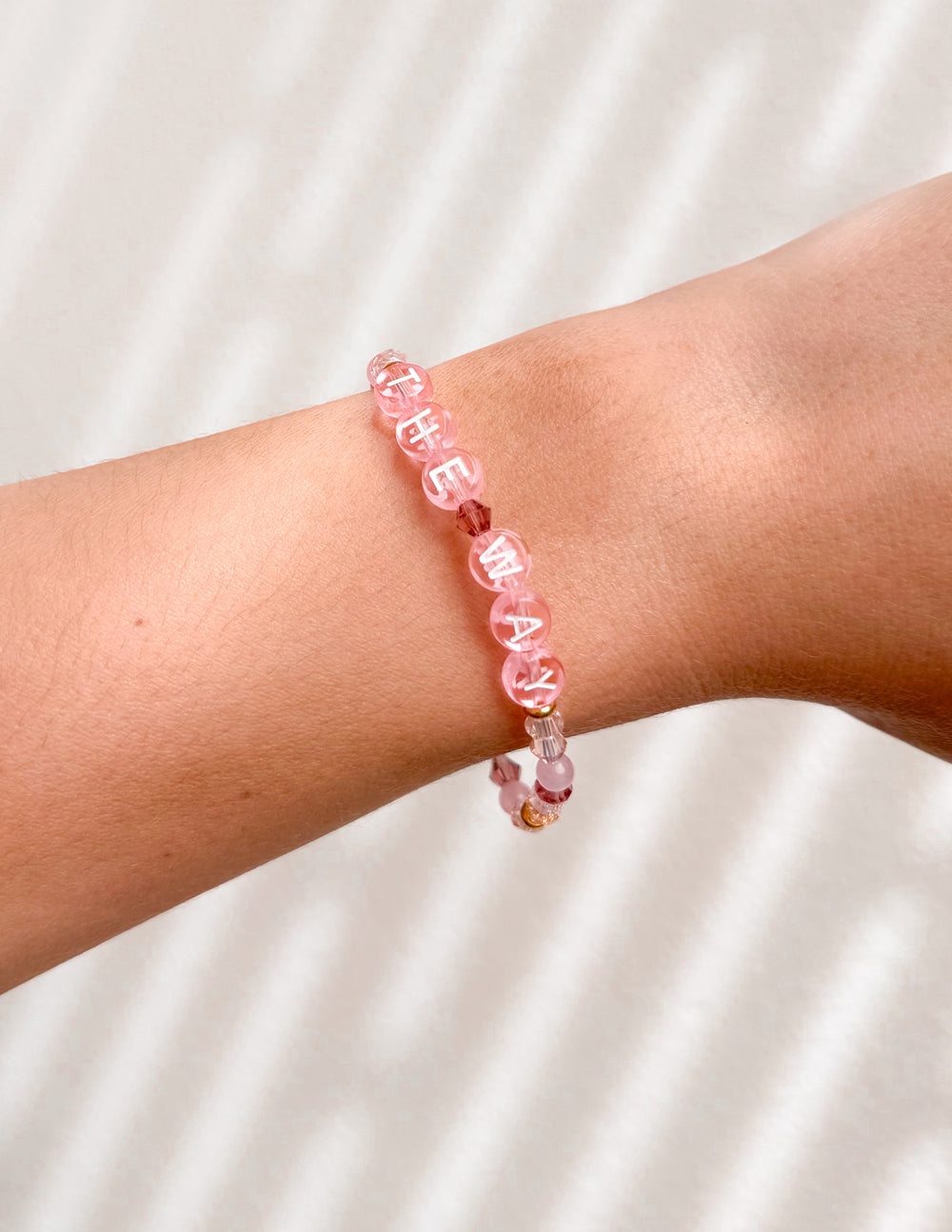 Pulsera con la letra del camino