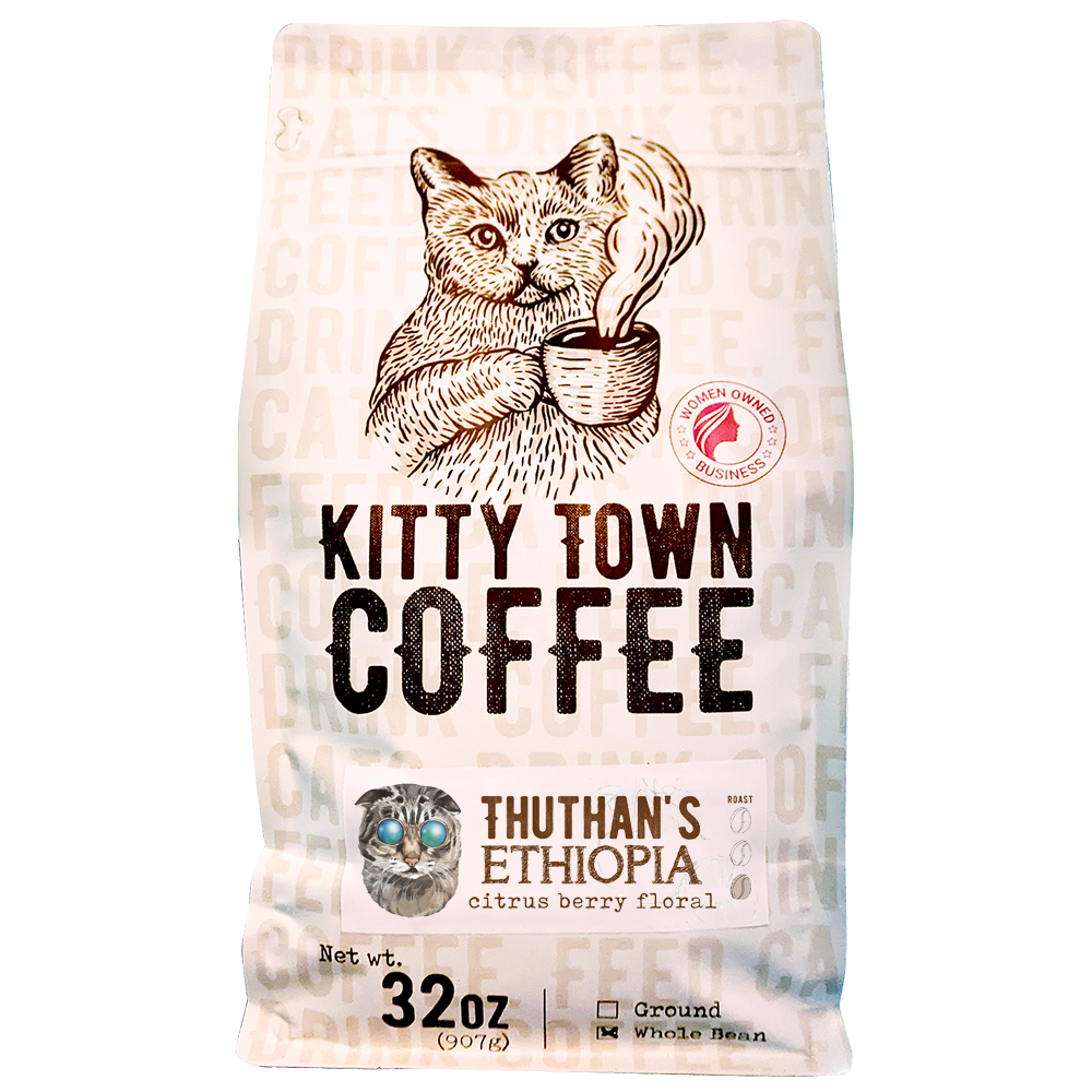 Thuthan’s Ethiopia Sidamo – Light Roast, Natural Process Coffee