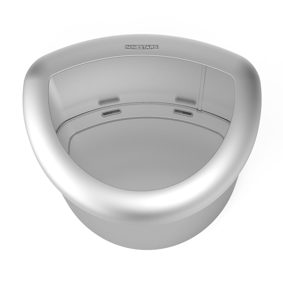 Basurero de 21 galones con grifo abierto | Acero inoxidable T430 | Resistente a huellas dactilares | OTT-80-29SL
