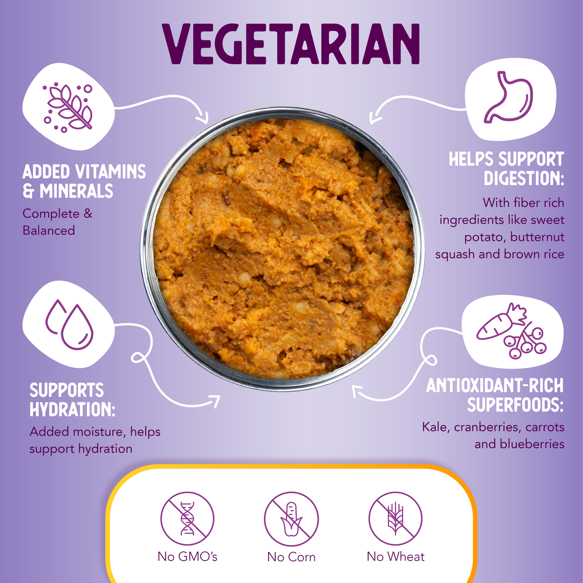 Alimento húmedo para perros Health Extension Vegetarian Entrée