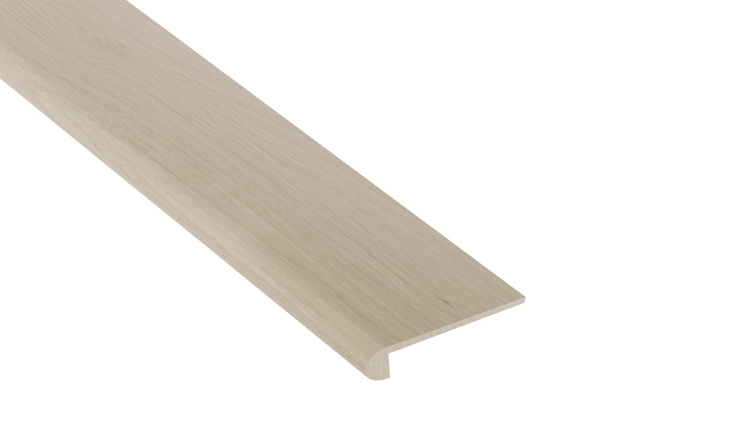 Bali Buff 1.25" Thick x 12.01" Width x 47.24" Waterproof Wood Stair Tread Eased Edge Molding - MSI Everlife