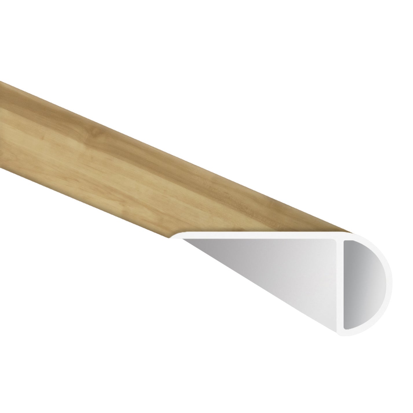 Brookline1.03" Thick x 2.23" Wide x 94" Length Luxury Vinyl Overlapping Stairnose Molding - MSI Everlife