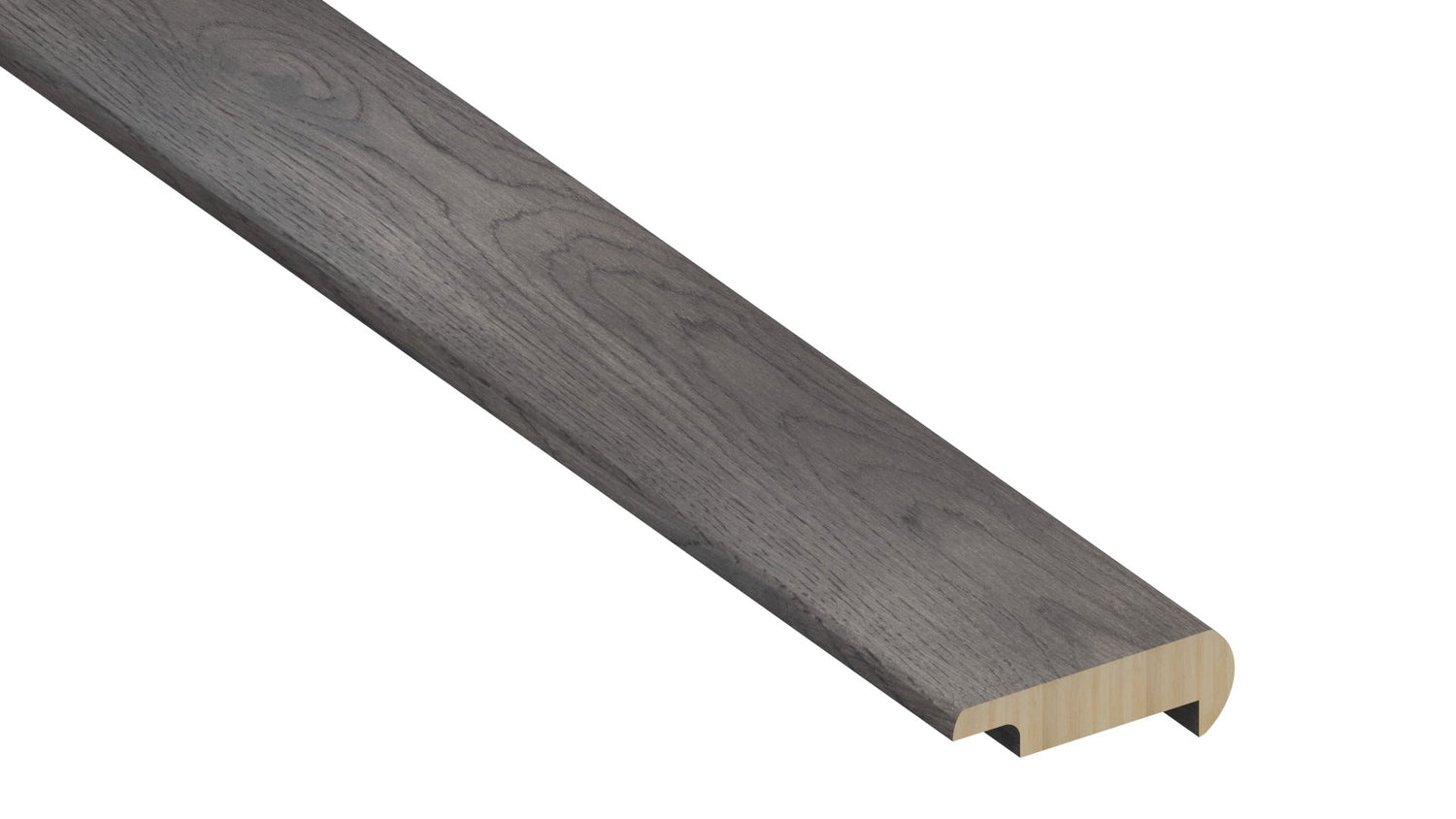 Brook Timber 0.76" Thick x 2.15" Wide x 94" Length Waterproof Wood Overlapping Stairnose Molding - MSI Everlife