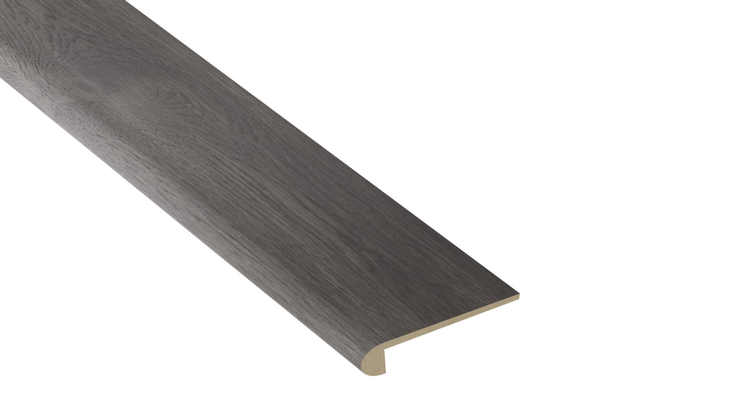 Brook Timber 1.25" Thick x 12.01" Width x 47.24" Waterproof Wood Stair Tread Eased Edge Molding - MSI Everlife