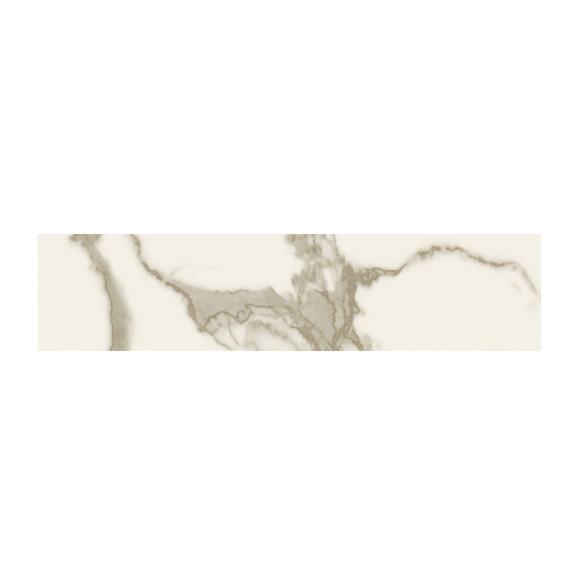 Calacatta Marbello 0.26" Thick x 1.77" Width x 94" Luxury Vinyl End Cap Molding - MSI Everlife