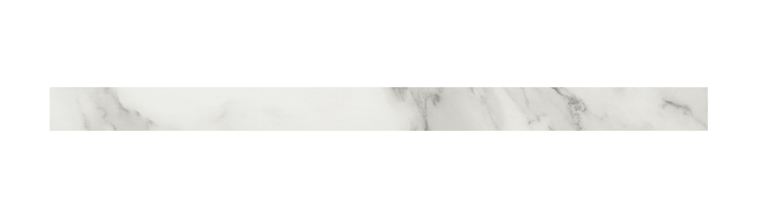 Calacatta Venosa Gold 0.75" Thick x 2.75" Width x 94" Luxury Vinyl Flush Stairnose Molding - MSI Everlife