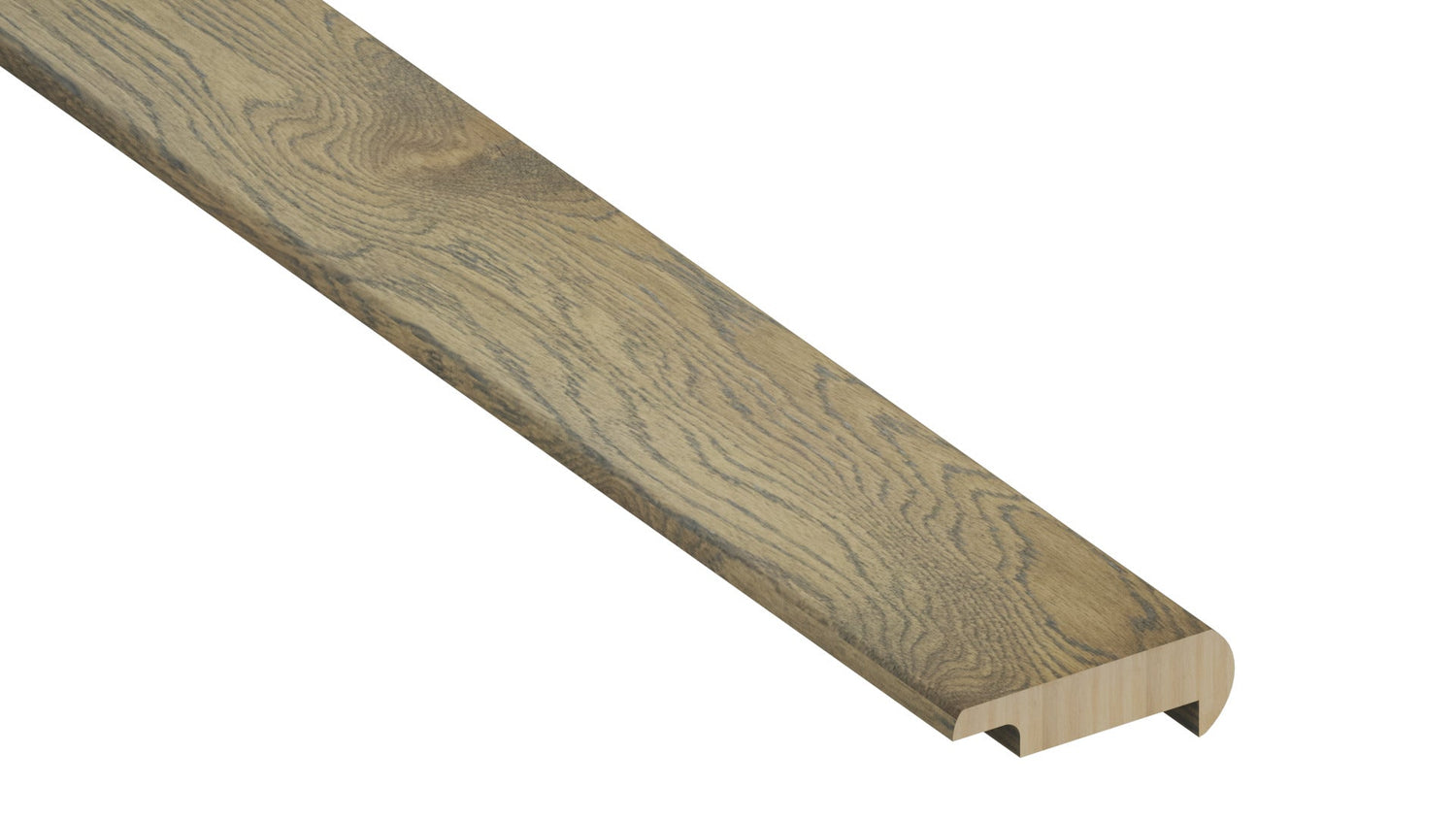Chestnut Heights 0.76" Thick x 2.15" Wide x 78" Length Waterproof Wood Overlapping Stairnose Molding - MSI Everlife