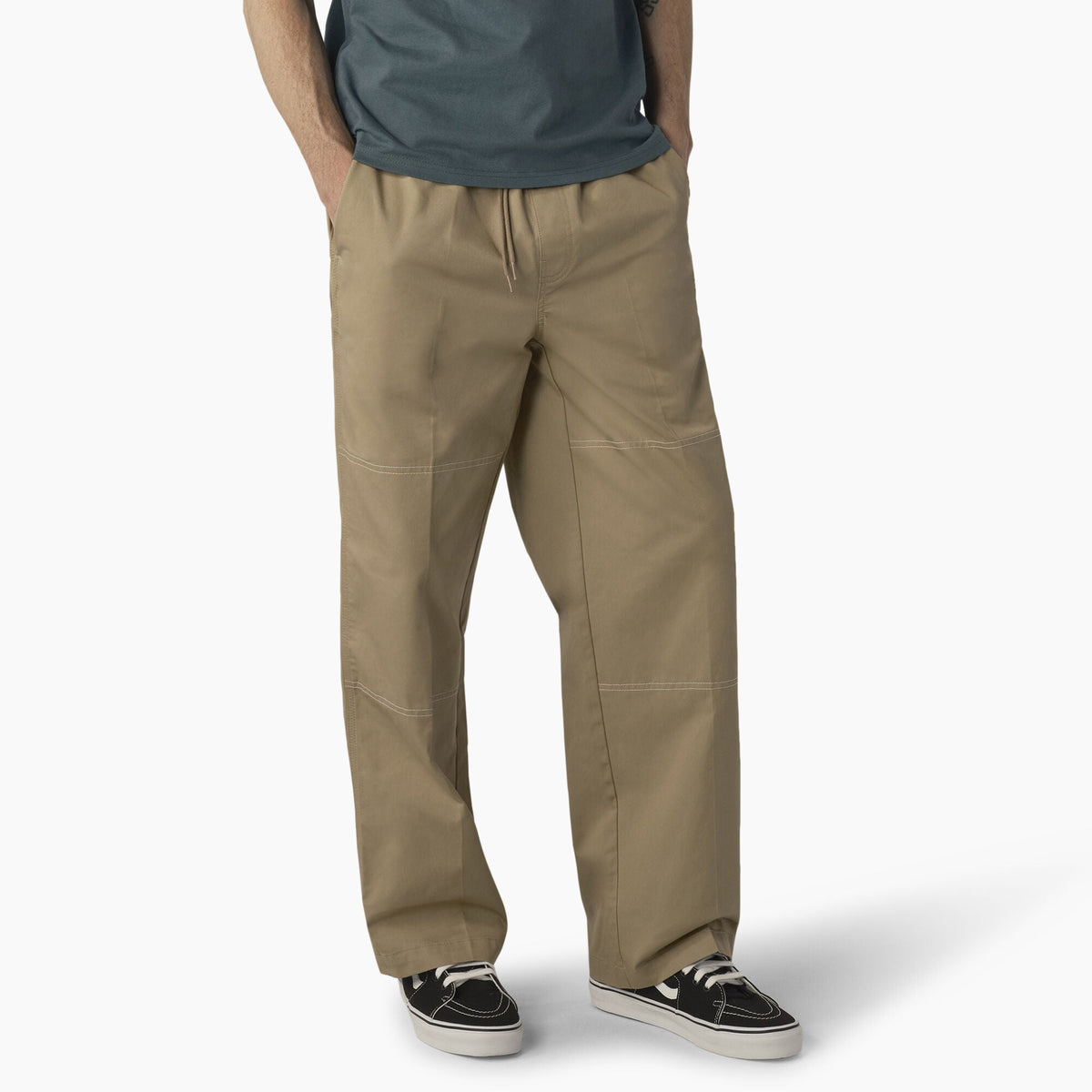Pantalones de sarga Dickies Skateboarding Regular Summit Chef - Arena del desierto