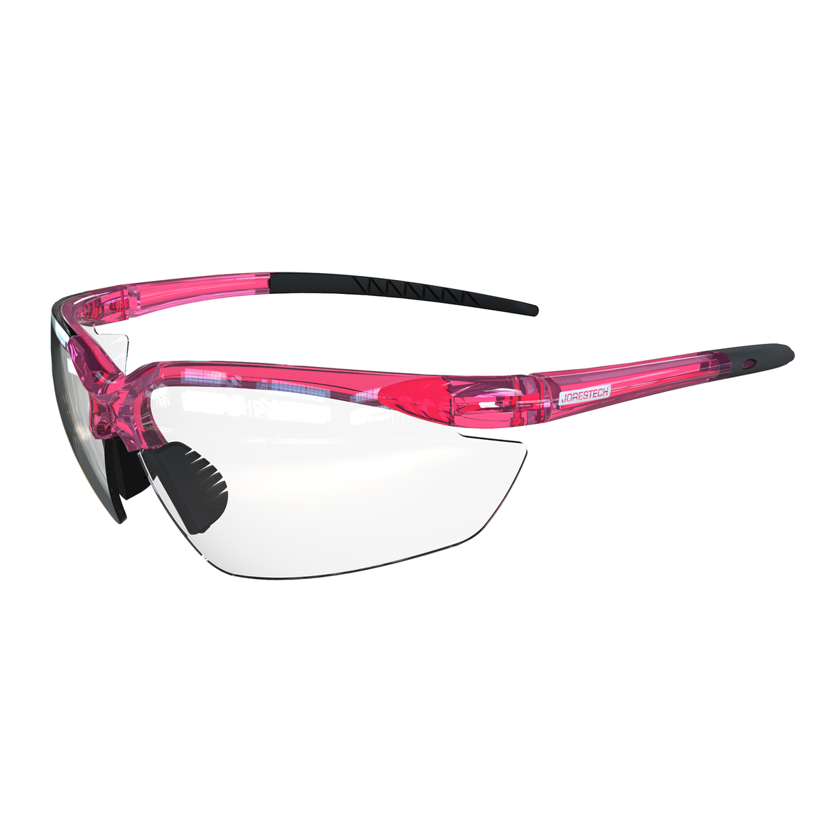 Gafas de seguridad envolventes con patillas de goma flexible - Colección PinkFit