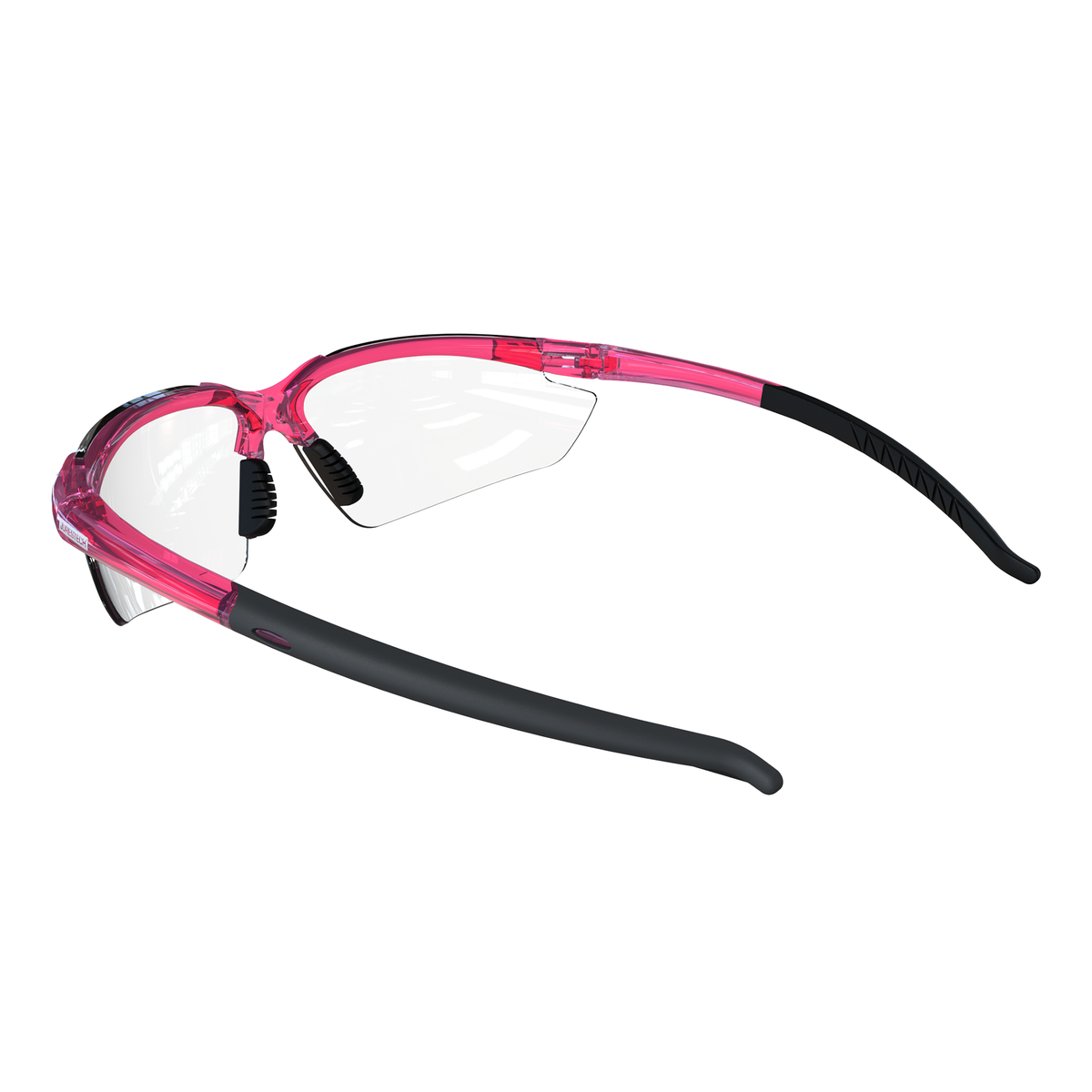Gafas de seguridad envolventes con patillas de goma flexible - Colección PinkFit