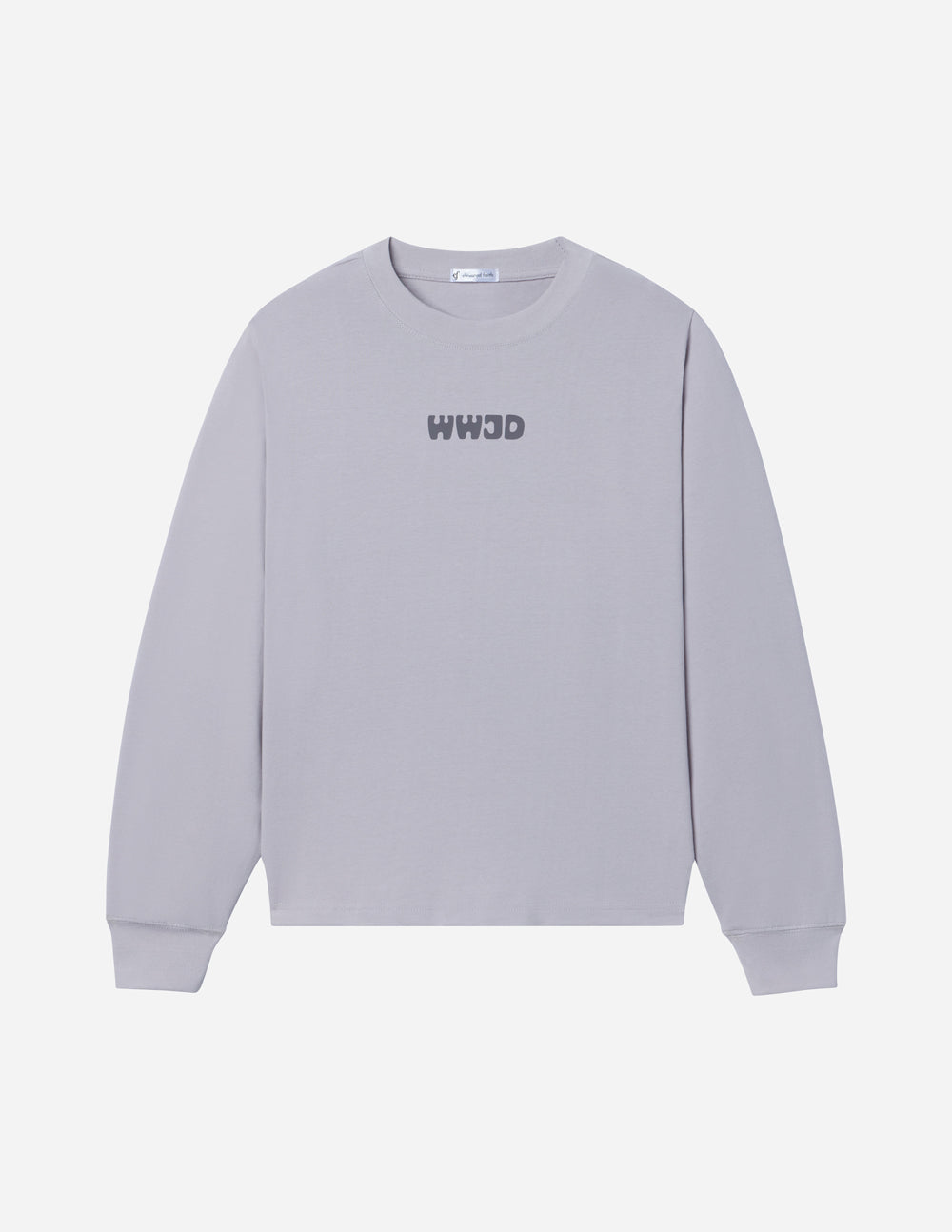 Camiseta unisex morada WWJD