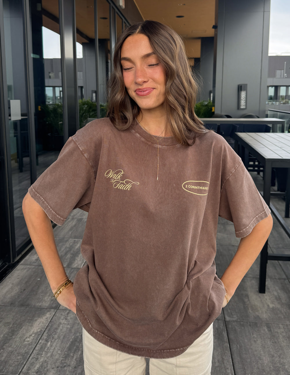 Camiseta unisex Camina por la fe
