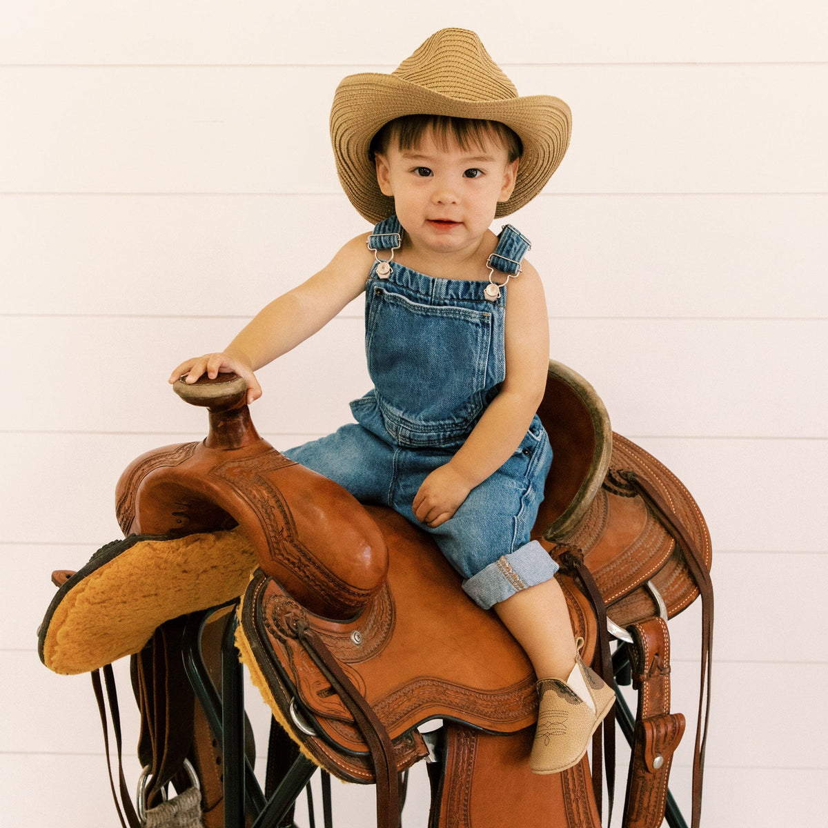 Bota Chelsea estilo vaquero para bebé