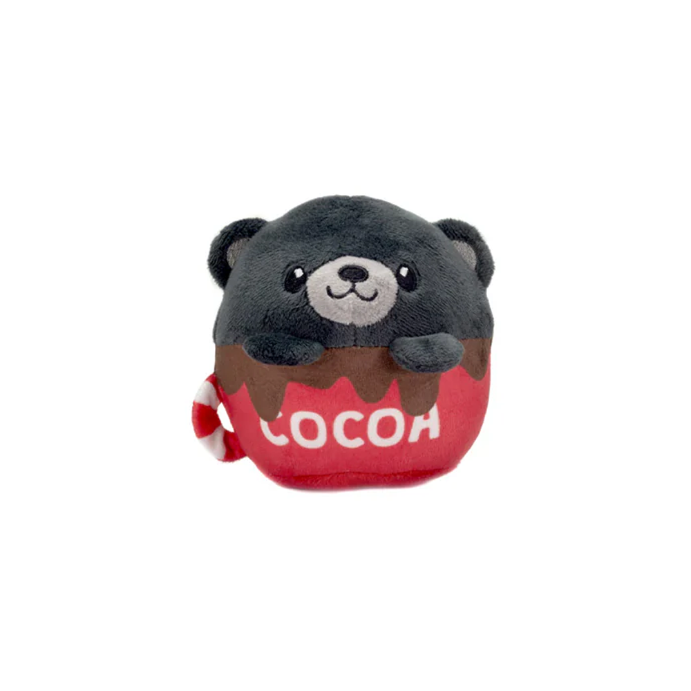Fiesta: Osos de peluche de 4 pulgadas en taza de coco